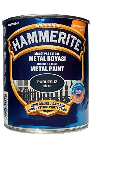 Marshall Hammerite Düz Siyah 0,75 lt 1 kg