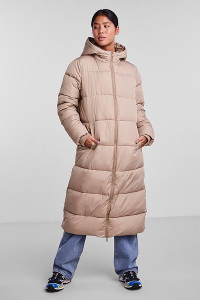 PIECES Winterjacke - Beige - Puffer