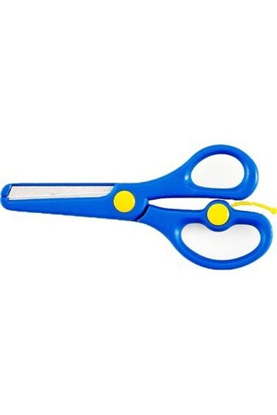 ATALARSTORE Plastic Protected Blunt Tip Spring Children's School Scissors