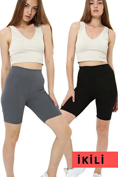 VOSSAX Double Ribbed High Waist Recovery Short Leggings
