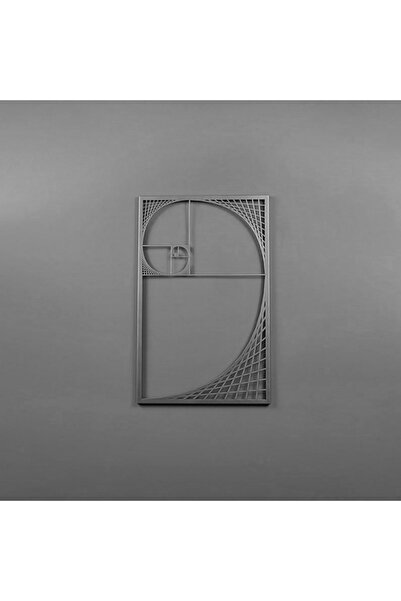 Colorfull Worlds Altın Oran Fibonacci Spiral Eşsiz Modern Metal Duvar Dekoru ...
