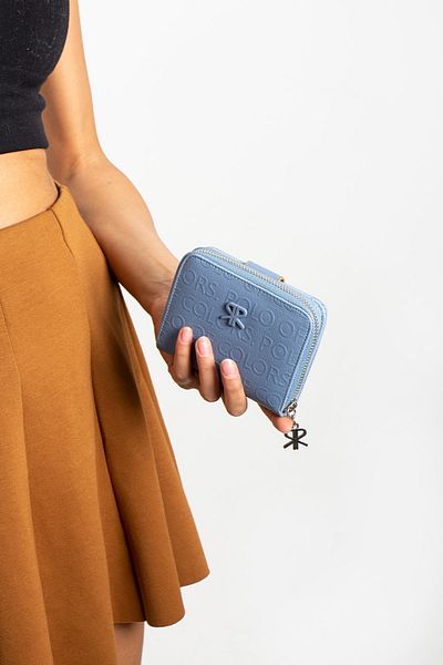 Polo Of Colors Nora Blue Women's Wallet 10x13 Size