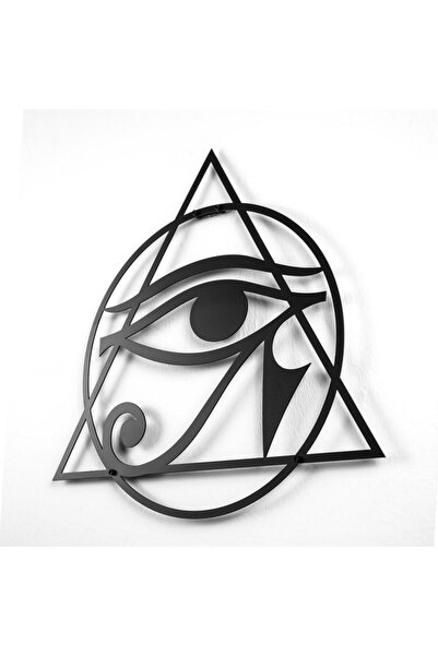 Colorfull Worlds Eye of Horus Egyptian Sacred Geometry Metal Wall Decor - Home Office Gift Wall Decoration