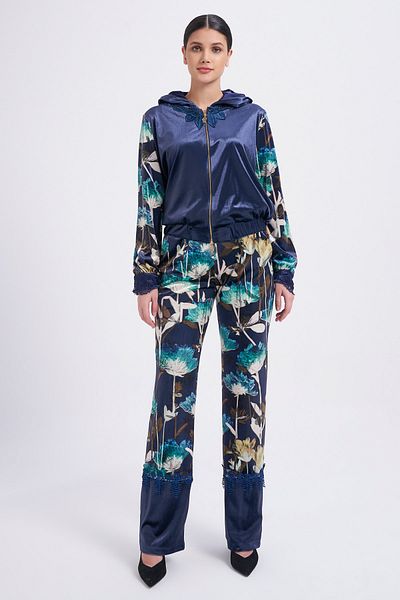 Balizza Patterned Velvet Sports Jacket