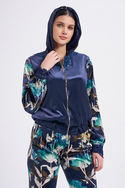 Balizza Blz-patterned Velvet Sports Trousers