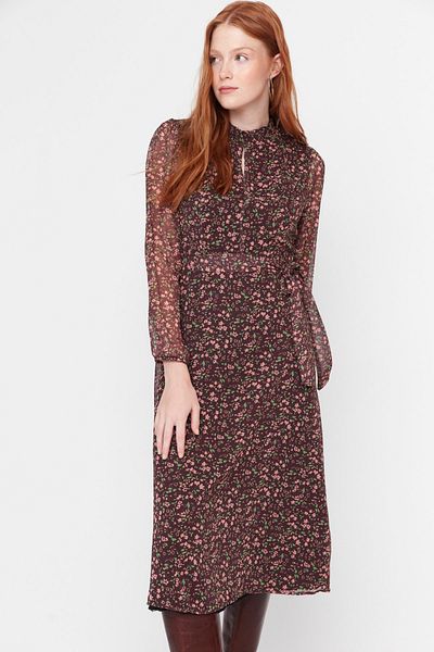 Trendyol Collection Multicolored Drop-Down Woven Dress TWOAW23EL01225