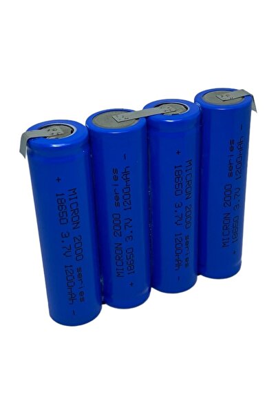 Micron 14.4v Uyumlu 18650 Li-ıon Lithium Batarya Pil Gurubu 1200 Mah Pilden