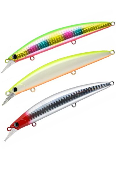 Kaytun Fishing Avcı 9107 3'lü Set Sahte Balık 13 Cm 23 Gr 3d Göz
