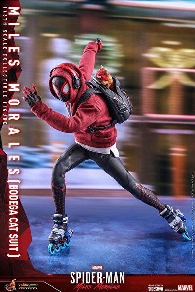 Hot Toys Spider-man Miles Morales ( Bodega Cat Suit ) Sixth Scale Figure Vgm50 908143