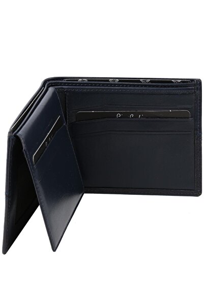 Pierre Cardin Men's Navy Blue Flother - Analin Wallet 22065L KRVT8690002222198