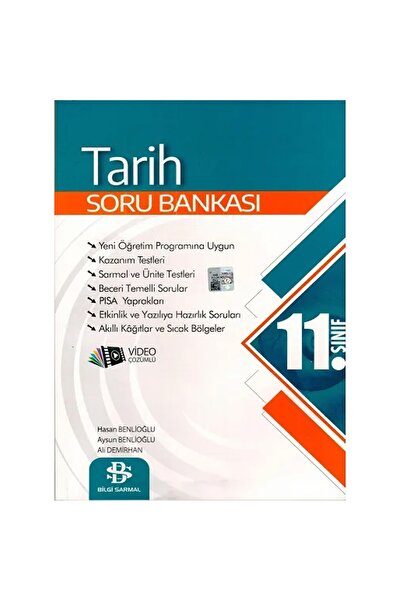 Bilgi Sarmal Yayınları Bilgi Sarmal 11. Sınıf Tarih Soru Bankası
