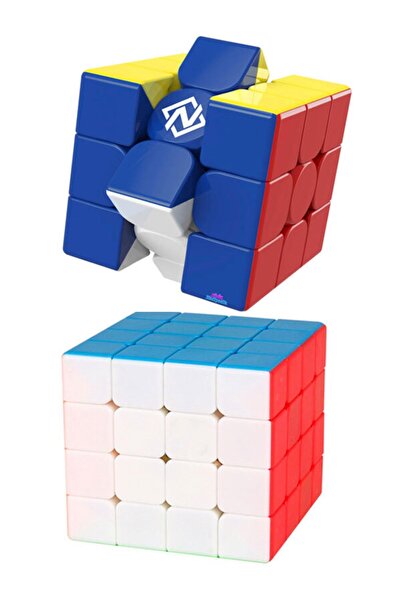 hediyecik Nexcube 3x3 Moyu Meilong 4x4 2'li Zeka Küpü  Küp Set