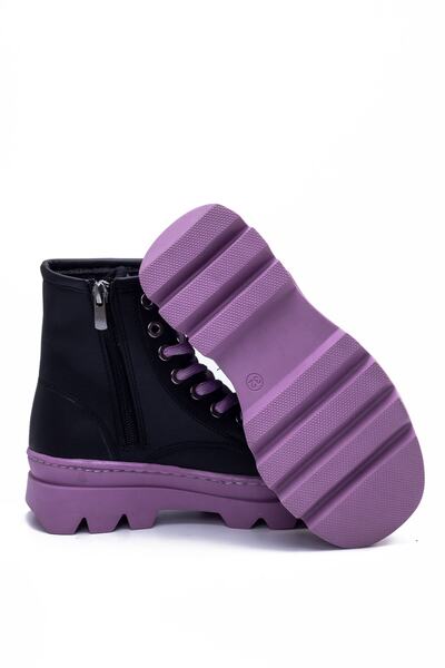 en7 Black Kids Boots Rk001