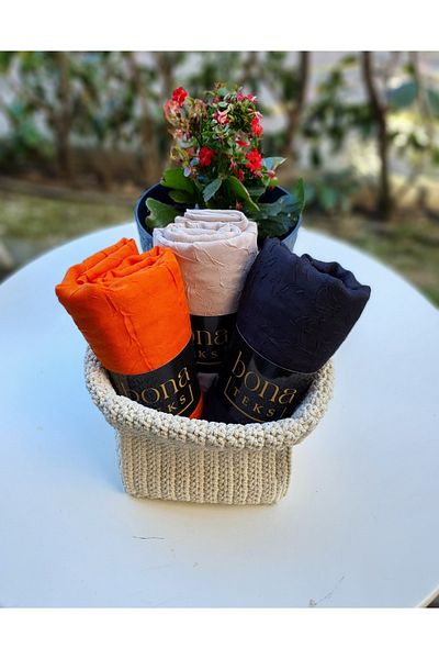 bona Teks Bamboo Shawl Set 3 Pieces