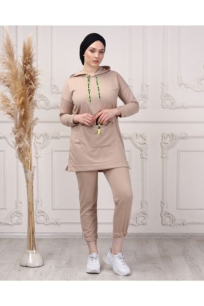 CNG MODA Women's Boyfrend Kango Pocket Tracksuit Set