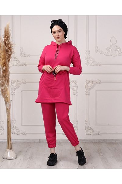 CNG MODA Women's Boyfrend Kango Pocket Tracksuit Set