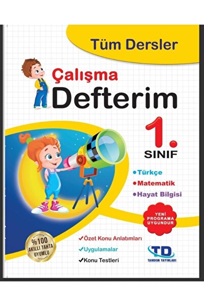Tandem Yayınları Tandem 1.sınıf Tüm Dersler Çalışma Defterim (degerkitap)