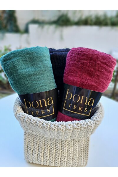 bona Teks Bürümcük Şal Set 3 Lü