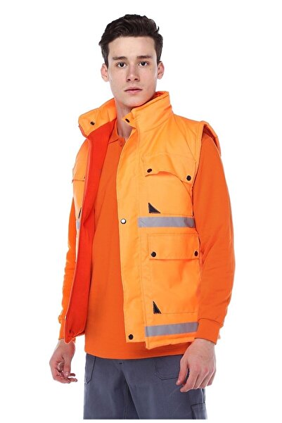 Tekbir Mühendis Yeleği Turuncu