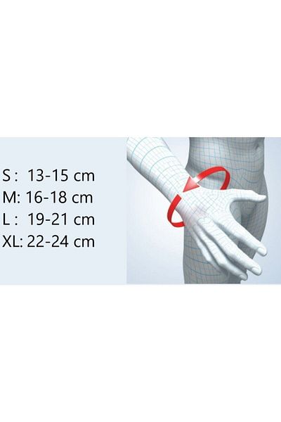 Supportline Medical Orthopedic Protective Double Sided Elastic Knitted Hand Wrist Brace Lycra Sports Wristband-intermed