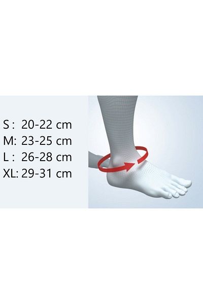 Supportline Medical Orthopedic Protective Double Sided Elastic Knitted Ankle Bracelet Lycra Sports Bracelet-intermed