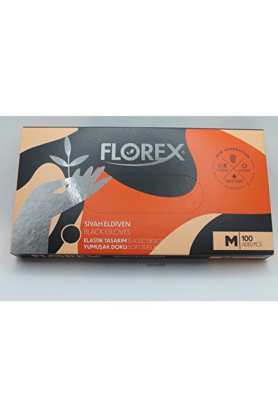 SAĞLIK DURAĞI sağlıklı yaşam Florex Siyah Eldiven