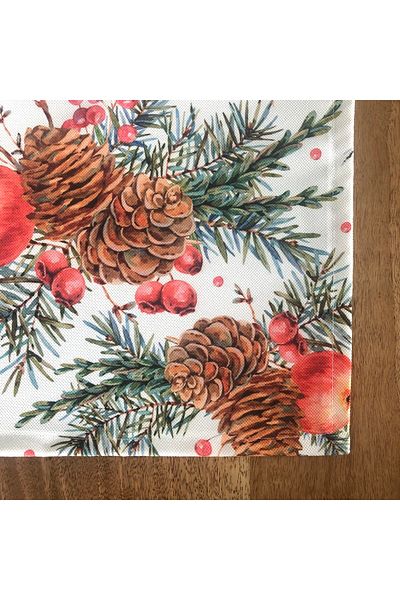 desen izmir Fata de Masa Cusuta Speciala, Gradina De Iarna 130x170 Cm 4-6 Pers