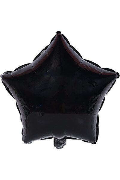 Patladı Gitti Σετ γιορτής γενεθλίων 3 ετών - Μαύρο Concept, Λευκό μαύρο μπαλόνι, Αλουμινόχαρτο αστεριών αριθμών και Bann