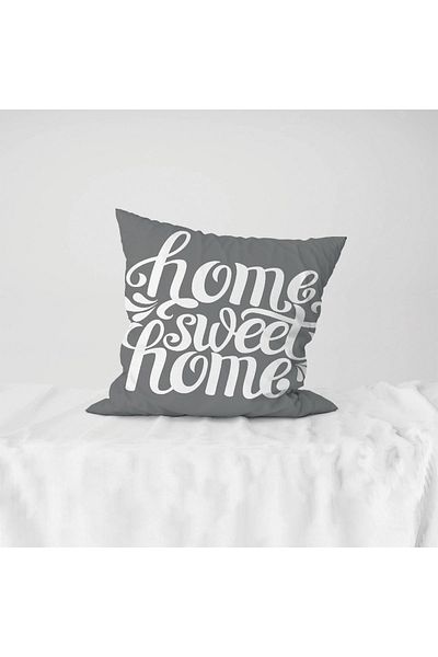 stellahomes Home Sweet Home Față de pernă imprimată pe două fețe 43x43 și 30x50 Set de 6