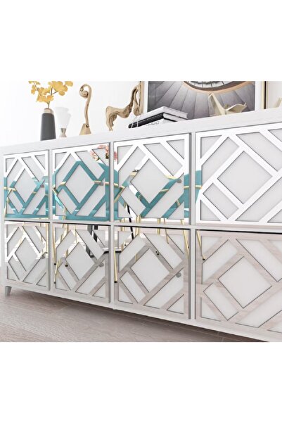 tsddekorasyon Tsd Dekorasyon Aynalı Pleksi Çekmece, Dolap Kapak Dekorasyon Sü...