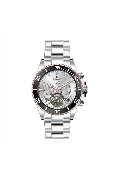 Reward Automatic Men's Metal Wrist Watch