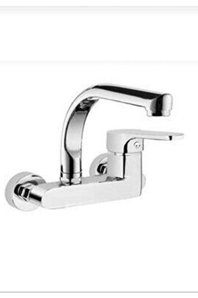 ARVENT Pirinç Kaliteli Çift Su Girişli Paslanmaz Ters Aplike Lavabo Bataryası