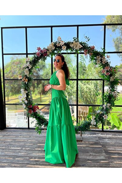 KAMER Boyundan Bağlı Elbise