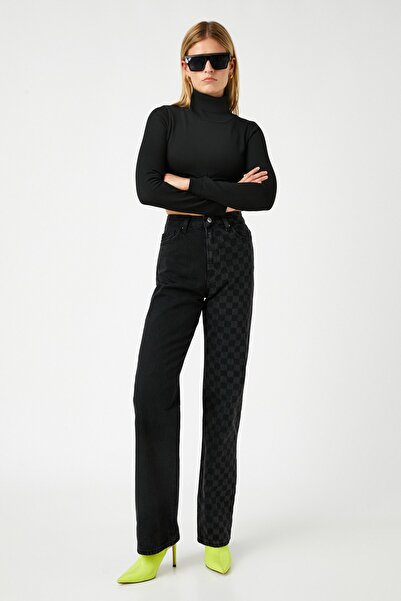 Koton Džíny Rovný Dlouhý střih Rovná noha - Nora Jean