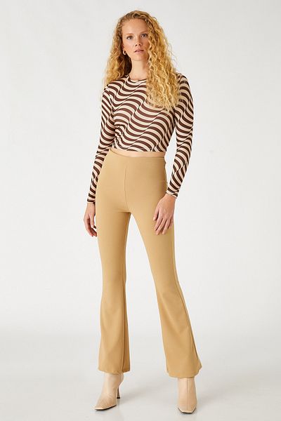 Koton Women's Beige Tights 3WAK80102EK