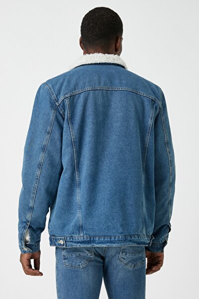 Koton Erkek Açık İndigo Ceket 3WAM50011BD