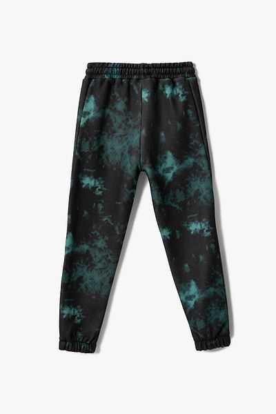 Koton Boy's Black Patterned Sweatpants 3WKB40238TK