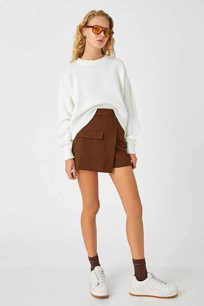 Koton Women's Ecru Sweater 3WAL90003HT