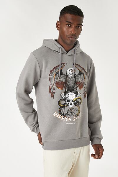 Koton Erkek Gri Sweatshirt 3WAM70580MK