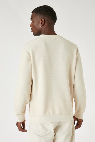 Koton Erkek Bej Sweatshirt 3WAM70375MK