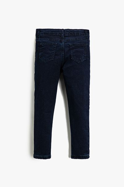 Koton Dunkle Indigo-Strumpfhose für Mädchen 3WKG40022AD