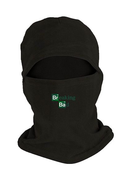 herotasarım Черна полярна ски маска с щампа Breaking Bad - Bll2725