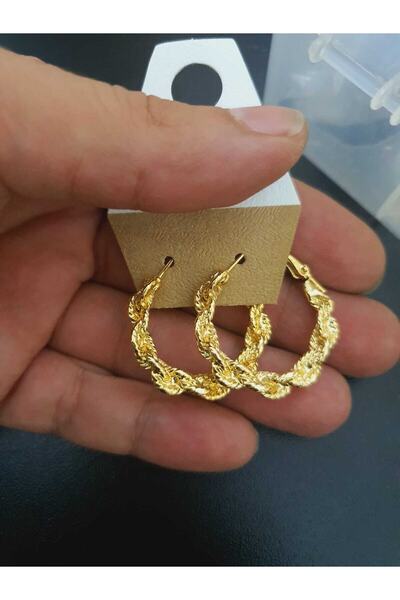 barisiva gold 22 Ayar Altın Kaplama Çok Şık Küpe