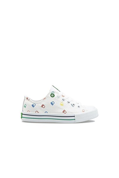 Benetton 30183f Çocuk Spor Ayakkabı Beyaz