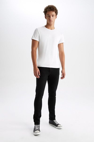 DeFacto Carlo Skinny Fit Extra Slim Fit Normal Waist Extra Narrow Leg Jean Trousers