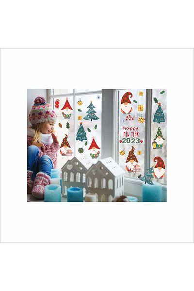 ENGINPRINT Merry Gnomes Baby And Kids Room Christmas Decorative Wall Decal Sticker