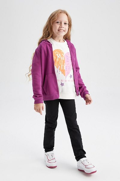 DeFacto Girl's Slim Fit Back to School Trousers