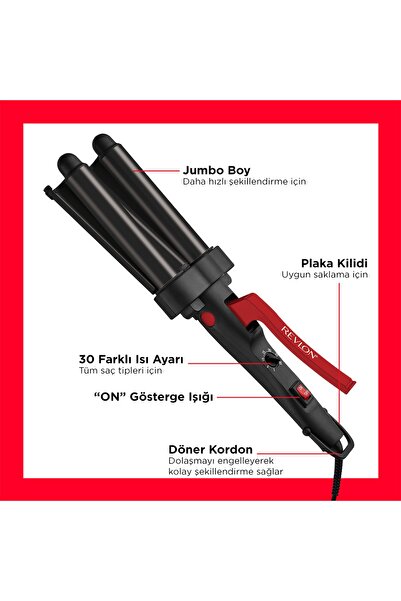Revlon Wave Master Dalga Yaratıcı Wag Saç Maşası RVIR3056UKE