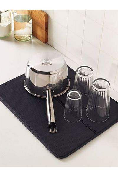 LILLHAVET Multifunctional dish rack, anthracite - IKEA