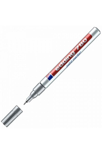 Edding 780 Paint Marker 0.8mm Gümüş (iğne Uçlu Dekor Markörü)